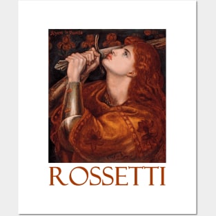 Joan of Arc by Dante Gabriel Rossetti Posters and Art